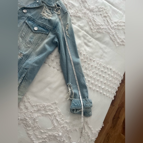 Original Whitney Embellished Denim Jacket Small - Picture 3 of 11